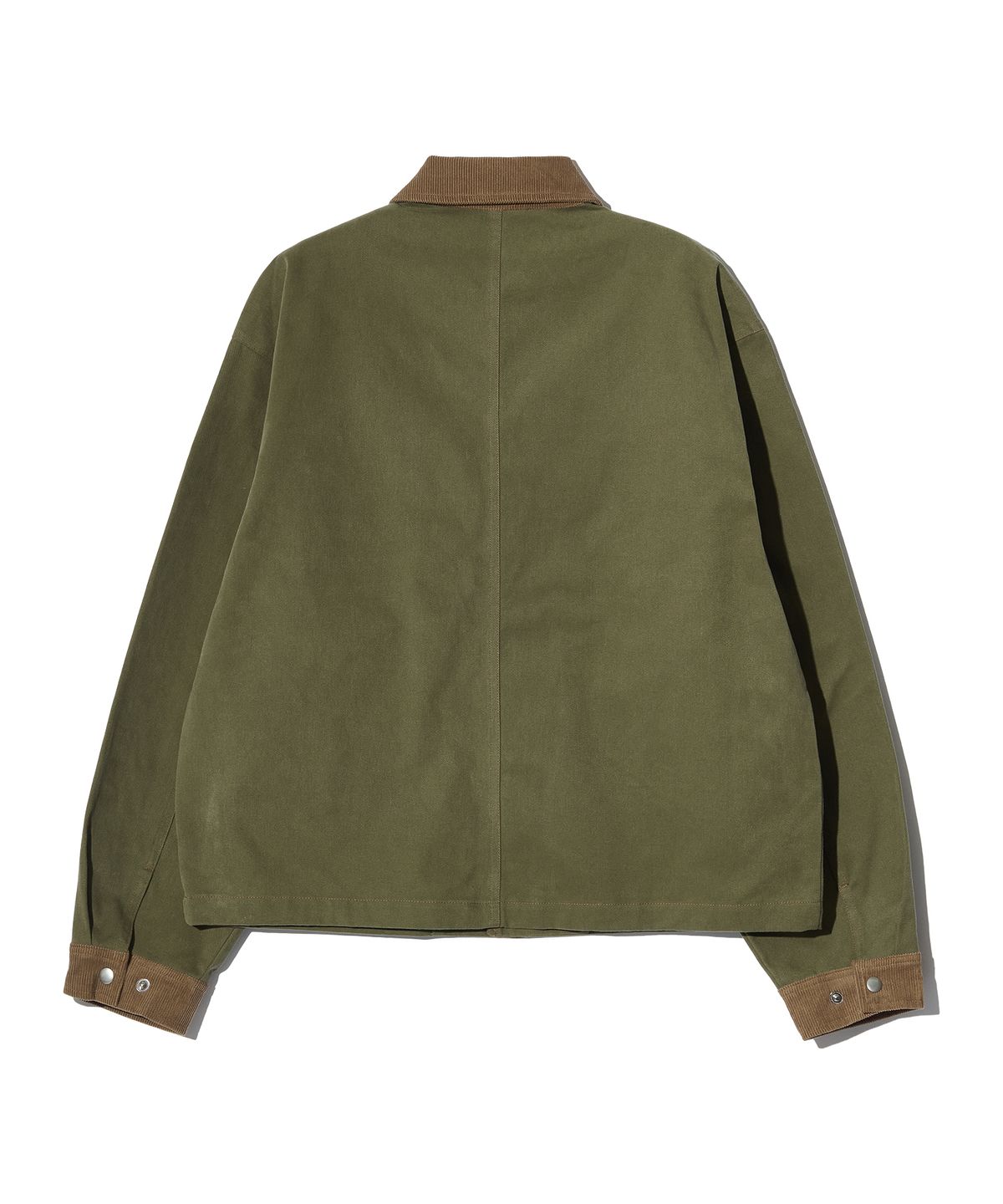 피스메이커(PIECE MAKER) CORDUROY POINT COTTON WORK JACKET (KHAKI)