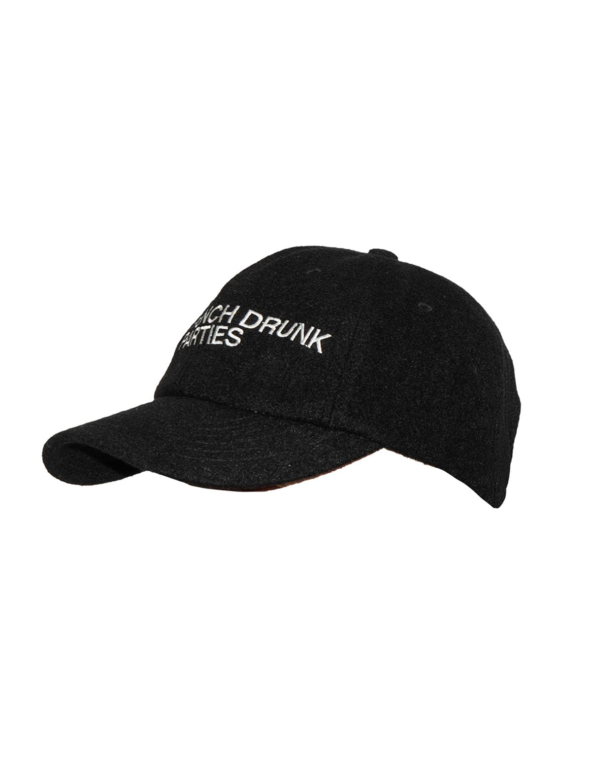 펀치드렁크파티즈(PUNCH DRUNK PARTIES) HQ Logo Wool Cap (BLACK)