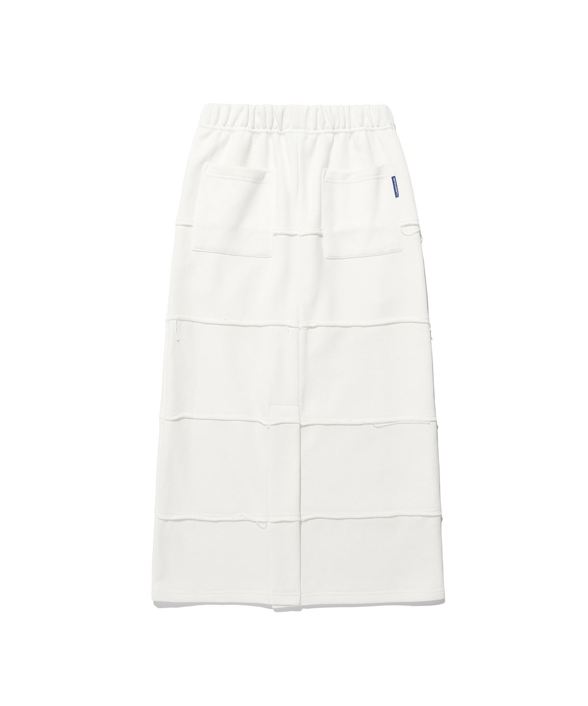 이스트쿤스트(ISTKUNST) DAMAGED SWEAT SKIRT_WHITE(IK2EFFPA03A)