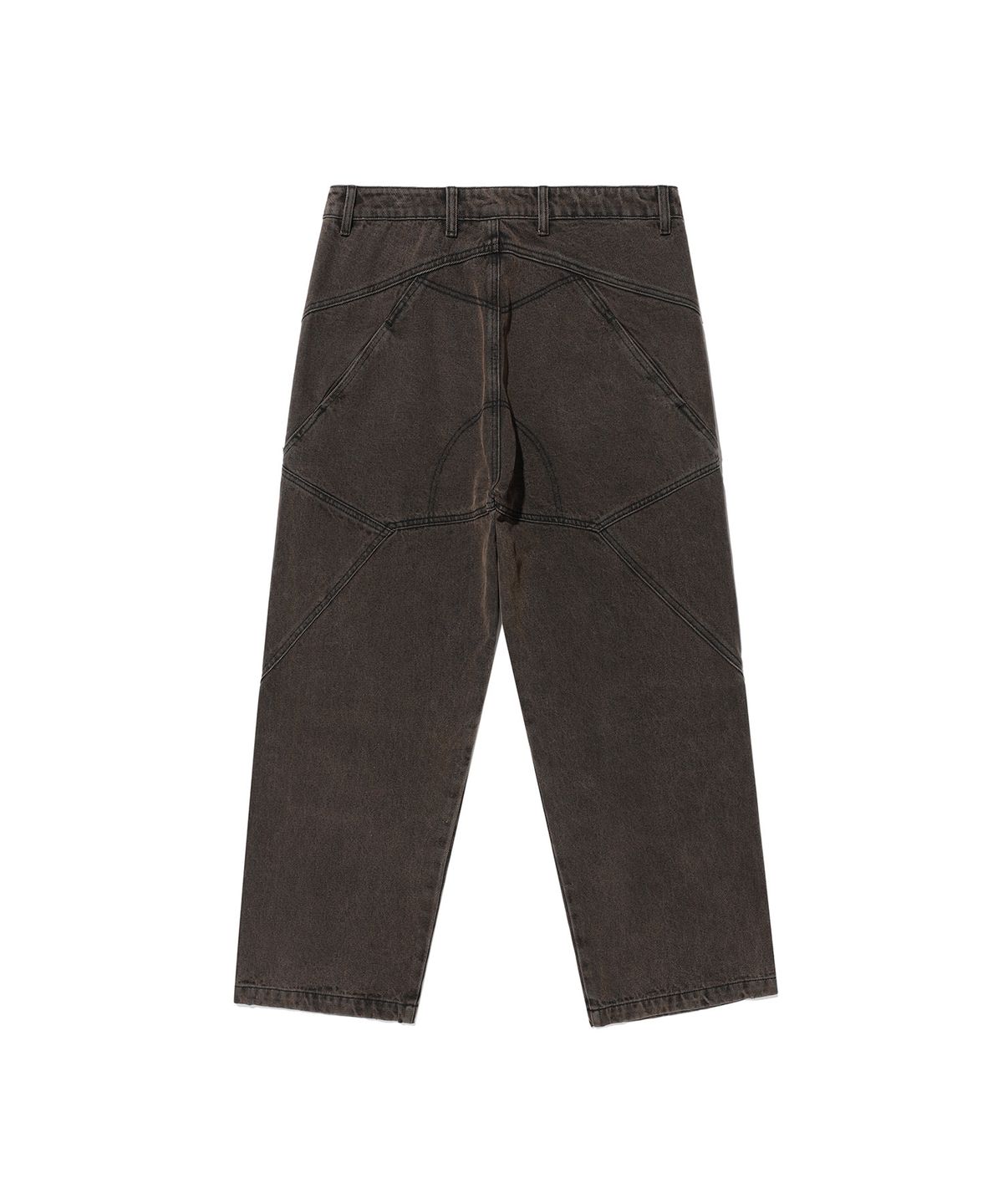 이스트쿤스트(ISTKUNST) OVERDYED CARGO JEANS_BROWN(IK2EFMD112A)