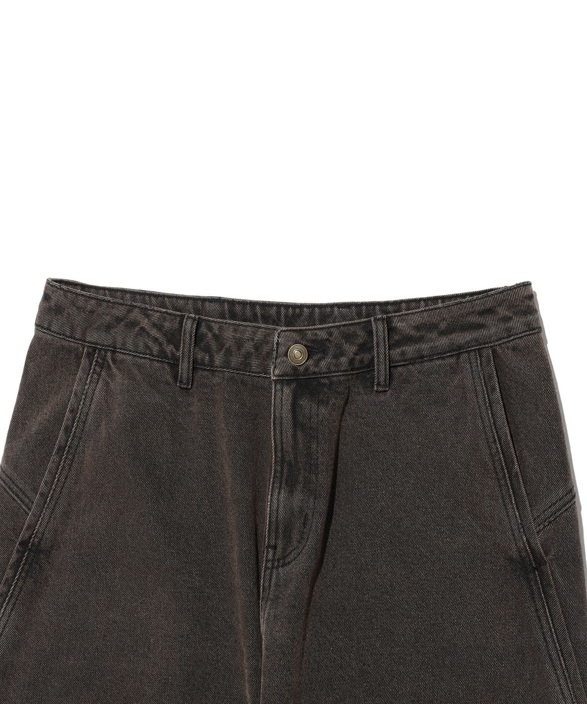 이스트쿤스트(ISTKUNST) OVERDYED CARGO JEANS_BROWN(IK2EFMD112A)