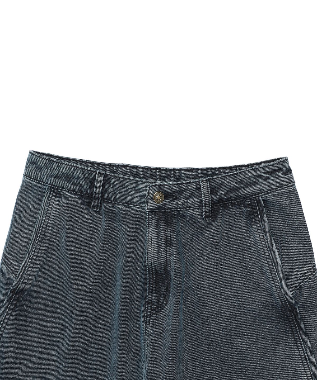 이스트쿤스트(ISTKUNST) OVERDYED CARGO JEANS_BLUE(IK2EFMD112A)