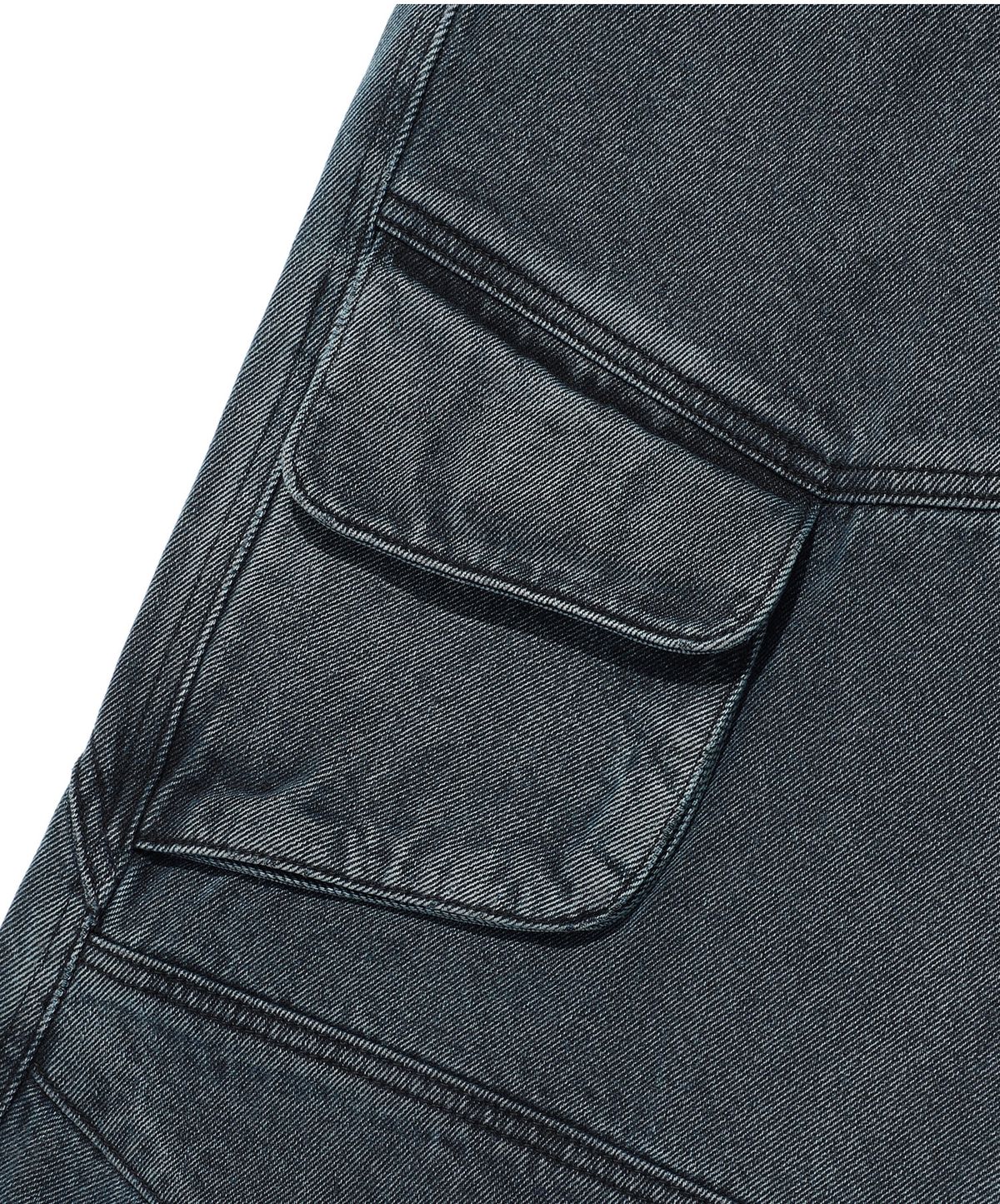 이스트쿤스트(ISTKUNST) OVERDYED CARGO JEANS_BLUE(IK2EFMD112A)