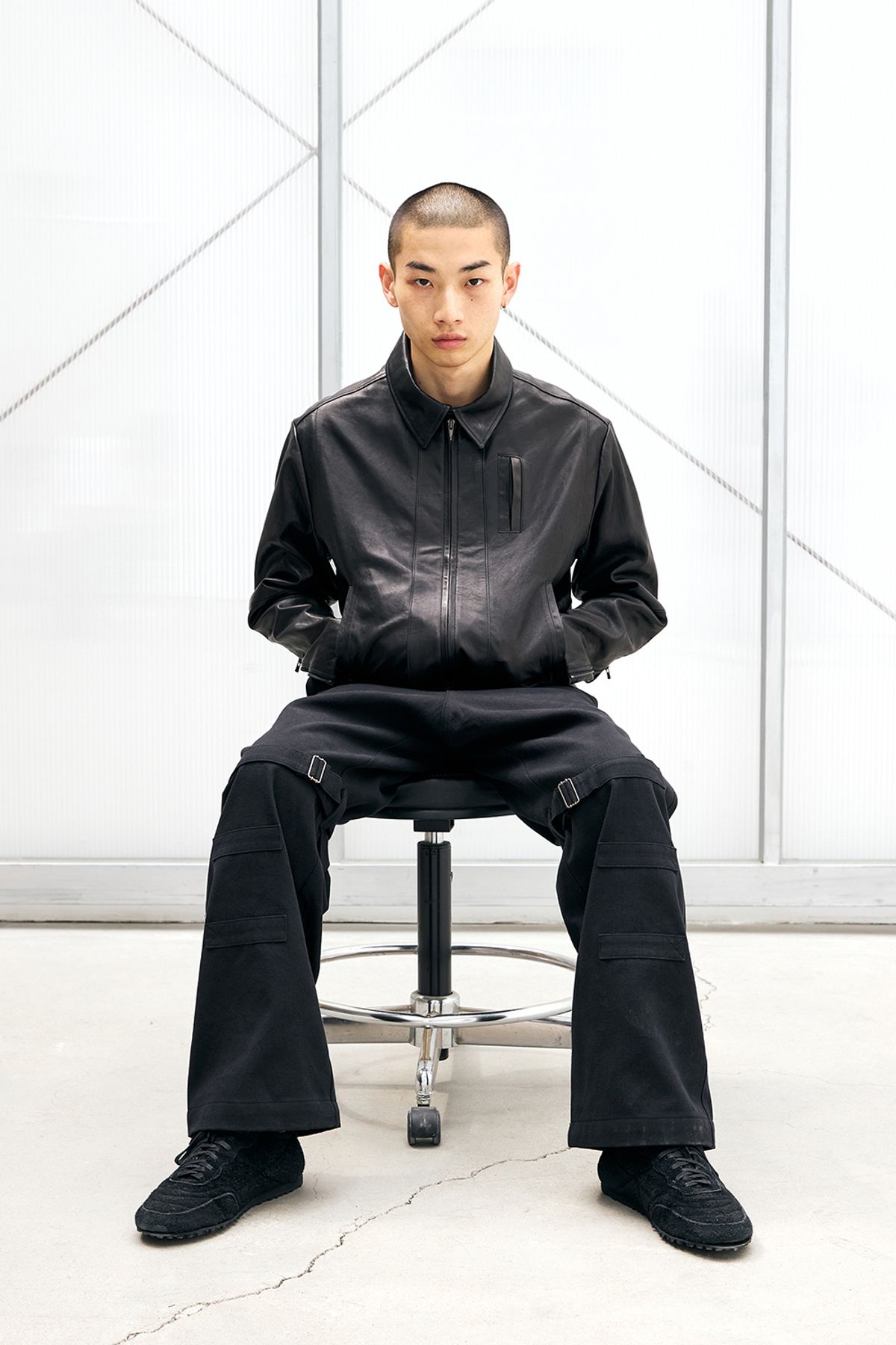 해칭룸(HATCHINGROOM) Bondage Pants Black