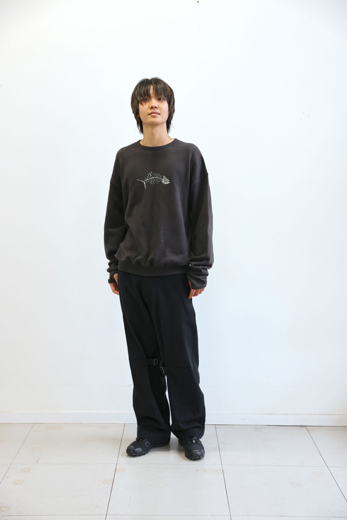 해칭룸(HATCHINGROOM) Bondage Pants Black