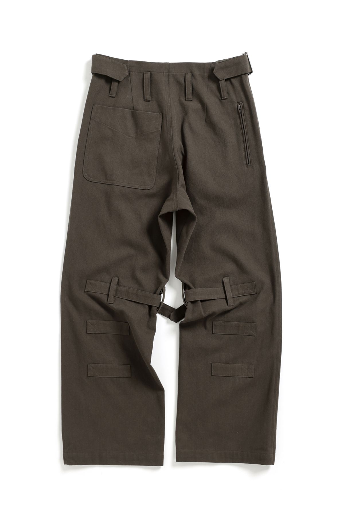 해칭룸(HATCHINGROOM) Bondage Pants Mud Khaki