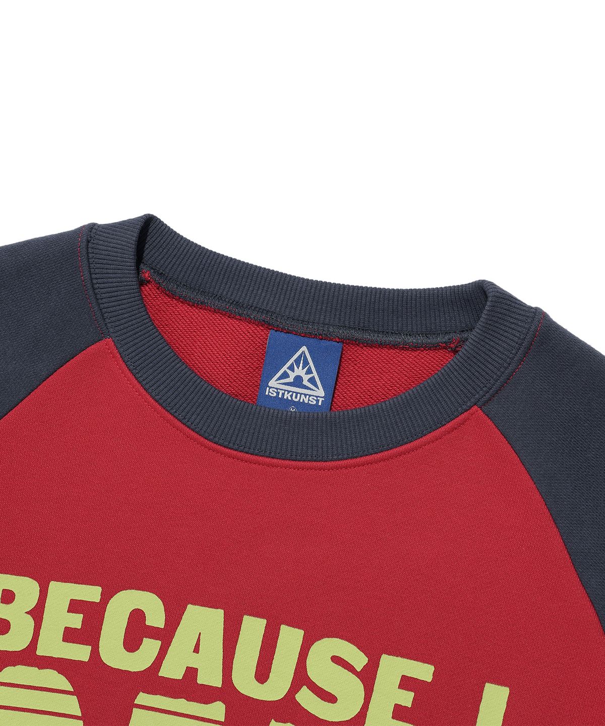 이스트쿤스트(ISTKUNST) CAN RAGLAN SWEATSHIRTS_RED(IK2EFMM448A)