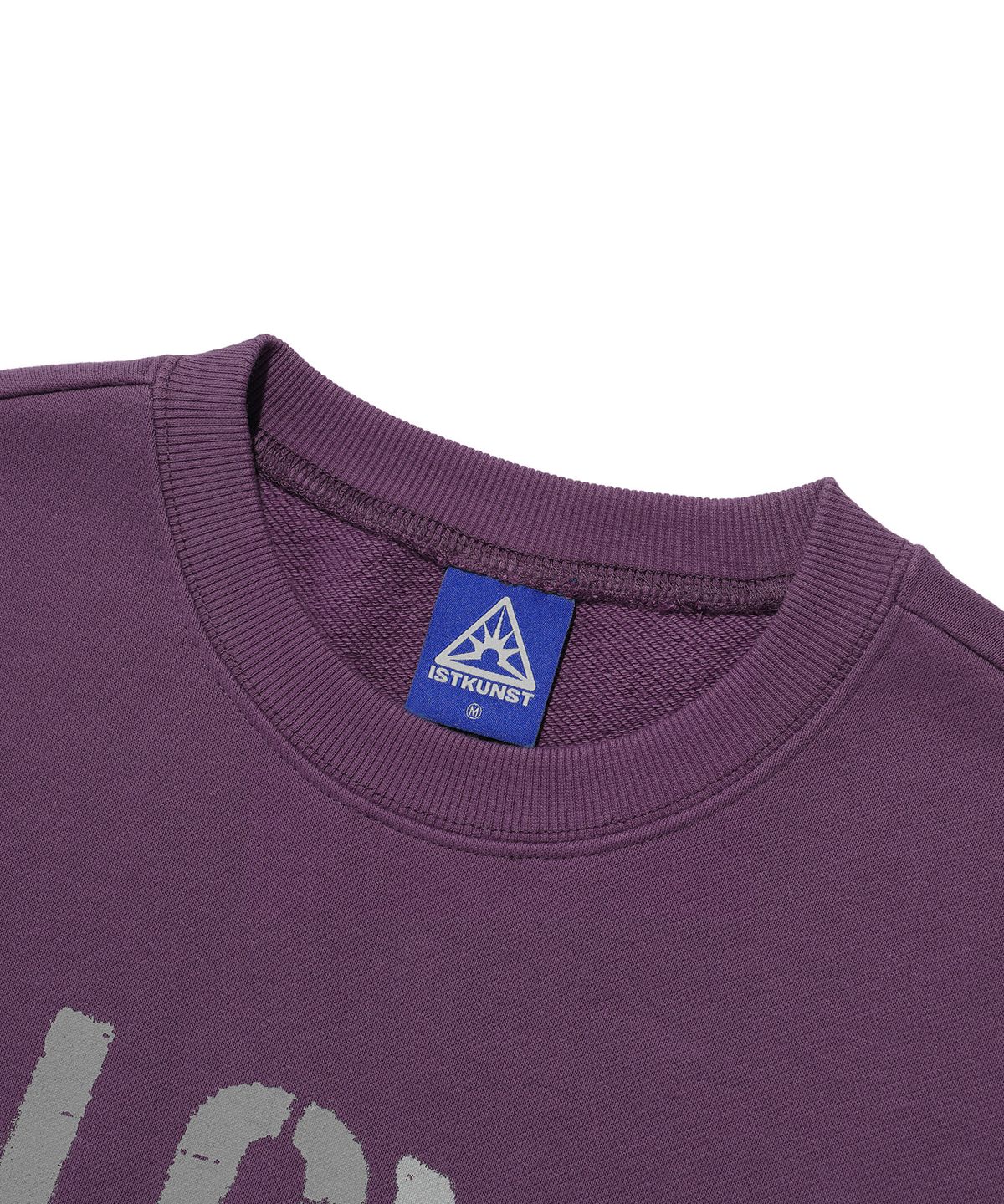 이스트쿤스트(ISTKUNST) LOVE IS SWEATSHIRTS_DARK PURPLE(IK2EFMM445A)