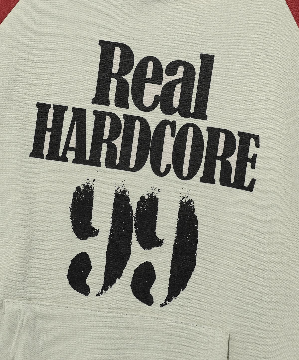이스트쿤스트(ISTKUNST) HARDCORE RAGLAN HOODIE_RED(IK2EFMM413A)