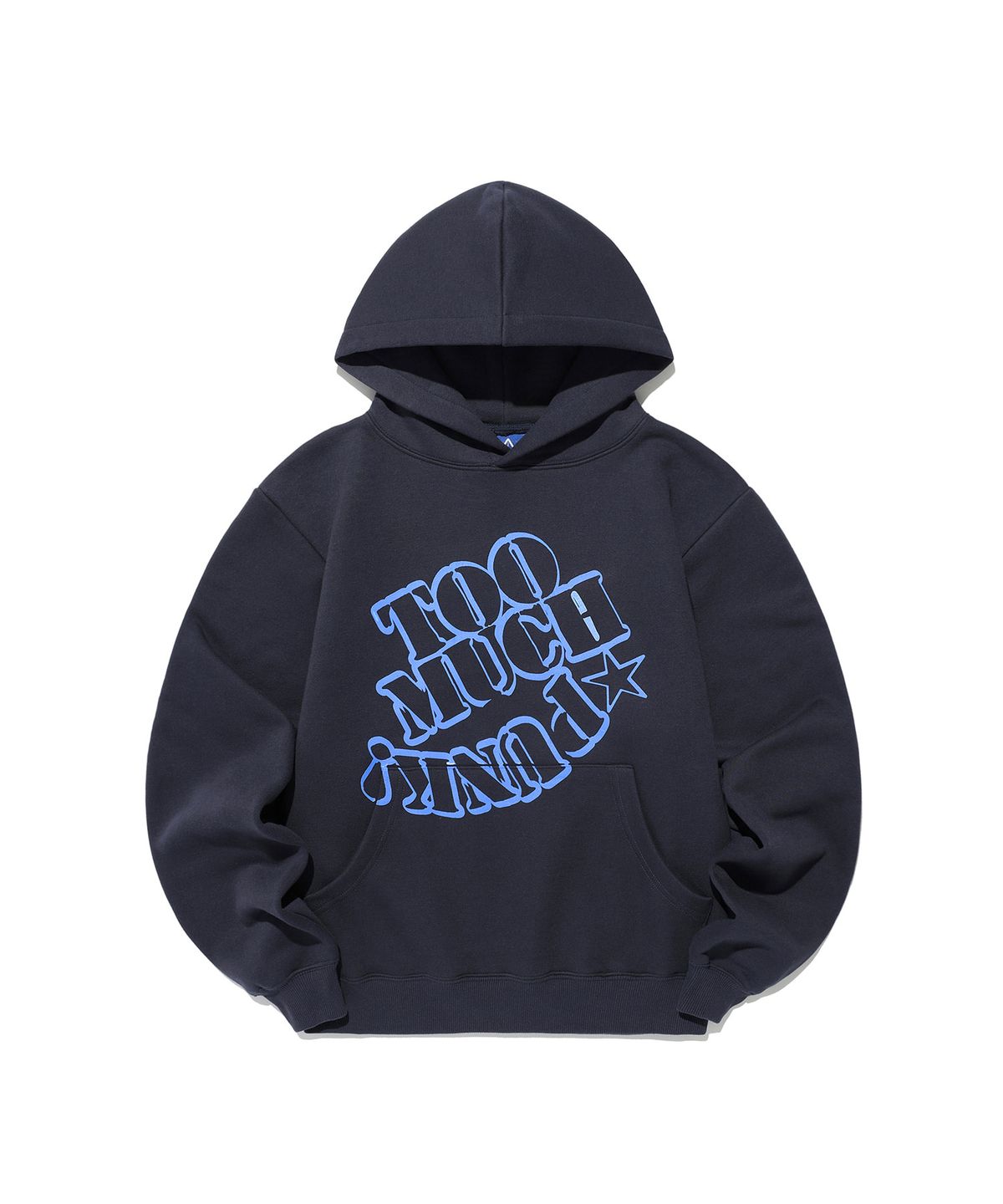 이스트쿤스트(ISTKUNST) TOO MUCH PUNK HOODIE_NAVY(IK2EFMM411A)