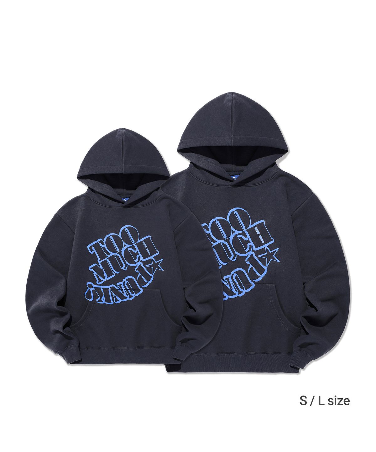 이스트쿤스트(ISTKUNST) TOO MUCH PUNK HOODIE_NAVY(IK2EFMM411A)