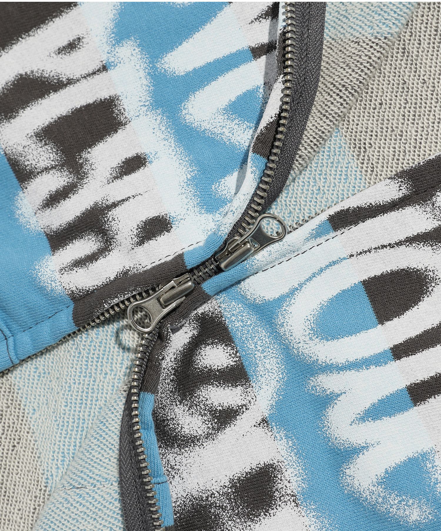 MUSINSA | ISTKUNST PISS OFF ST HOOD ZIP UP_BLUE(IK2EFMM483A)