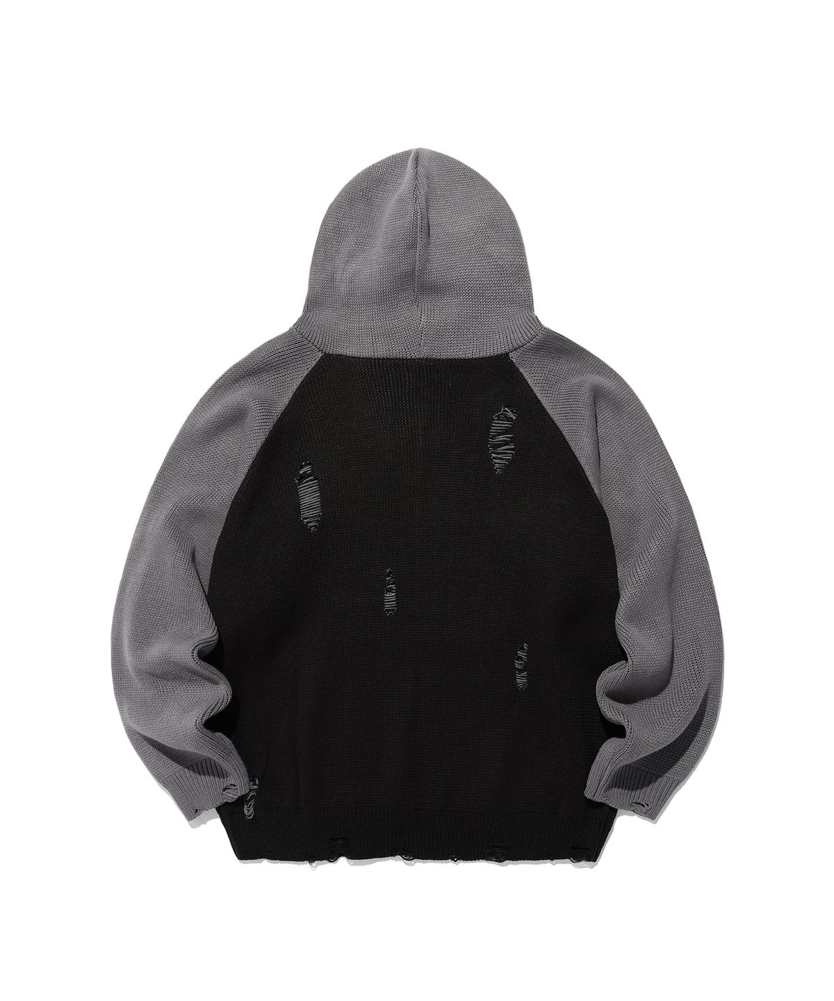 이스트쿤스트(ISTKUNST) LOVE IS KNIT HOODIE_BLACK(IK2EFMK642A)