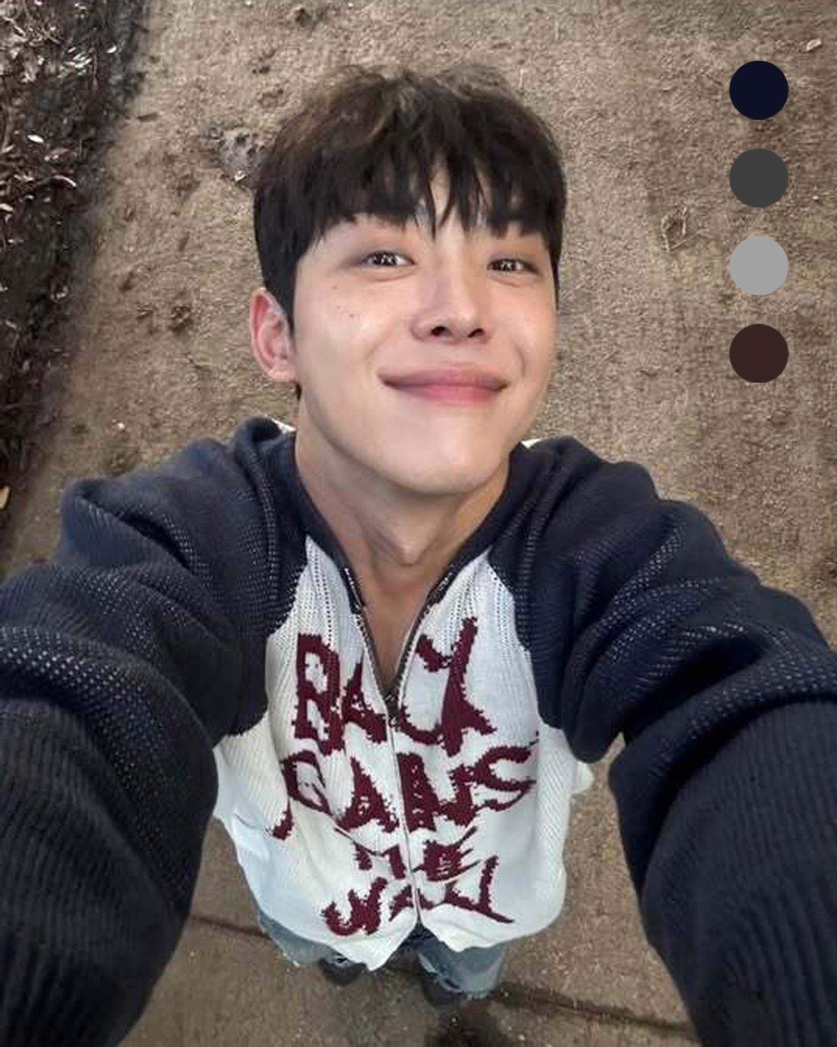 이스트쿤스트(ISTKUNST) BAW RAGLAN ZIP UP KNIT_4COLOR(IK2EFMK683A)