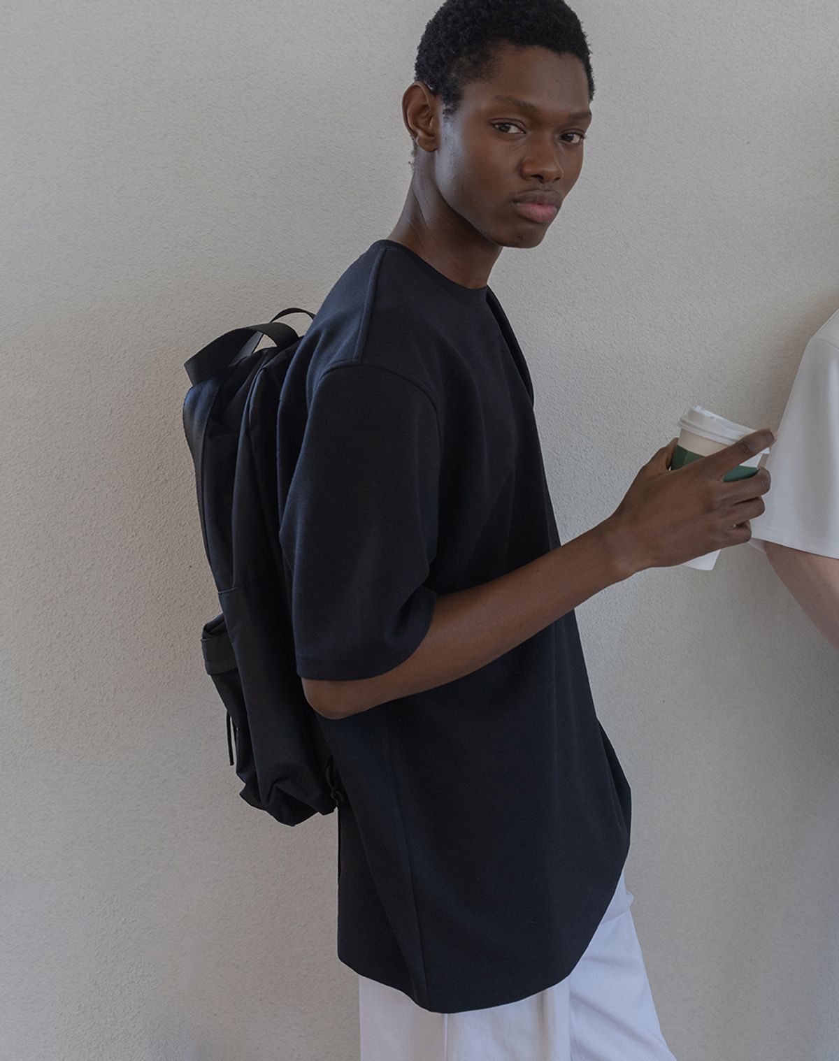 워크온바디오프(WORK ON BODY OFF) [2 PACK] 비와이드 오버핏 반팔 티셔츠 (어깨+3cm)