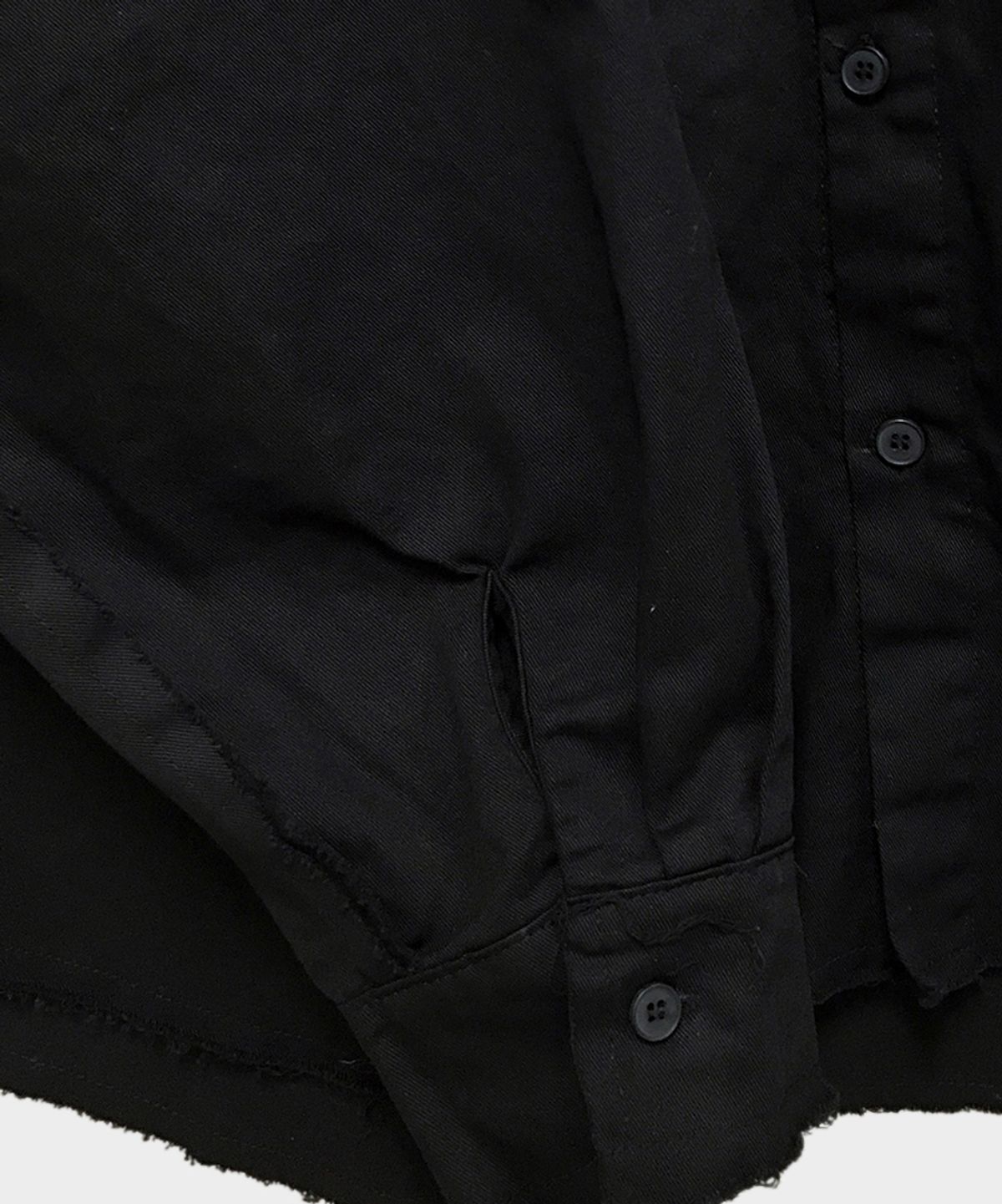 나인넛츠(NINENUTS) 그런지 무지 남방_black