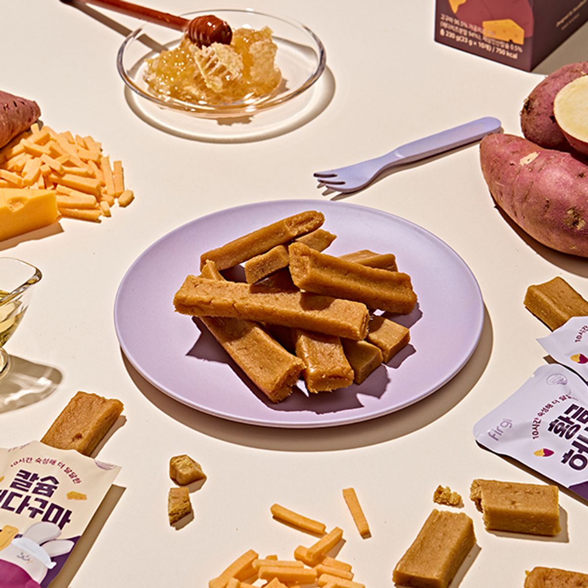 퍼기(FIRGI) [SET]  허니/체다구마 1BOX + 홀더 1P (케이스+스트랩 포함)