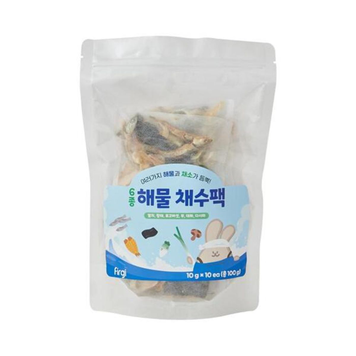 퍼기(FIRGI) 6종 해물 채수팩(10g*10ea)