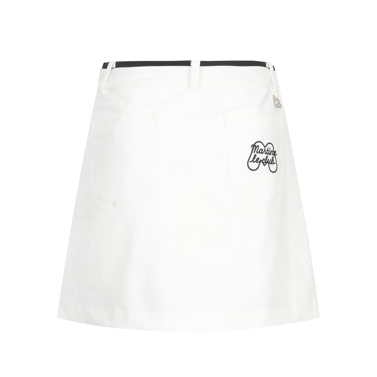 마틴골프(MARTINE GOLF) Stitch Logo Basic Skirts _OFF-WHITE