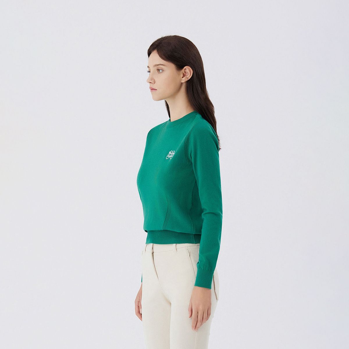 마틴골프(MARTINE GOLF) Heart Round Kneck T Shirts _GREEN