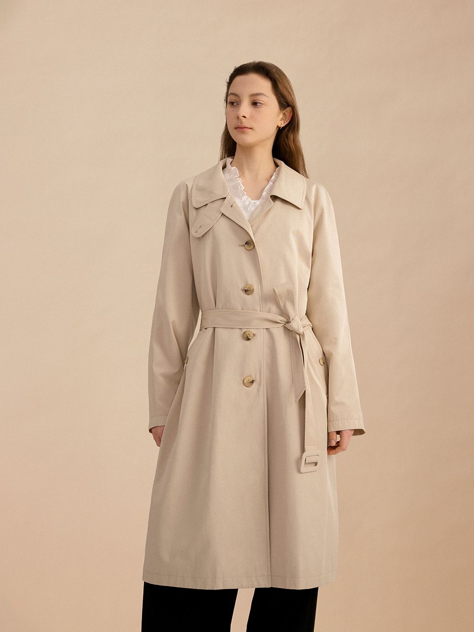 【LENINA】 MOIRA Throat Latch Trench Coat ★送料関税込み★ LENINA】 MOIRA Throat Latch Trench Coat ☆送料関税込み☆