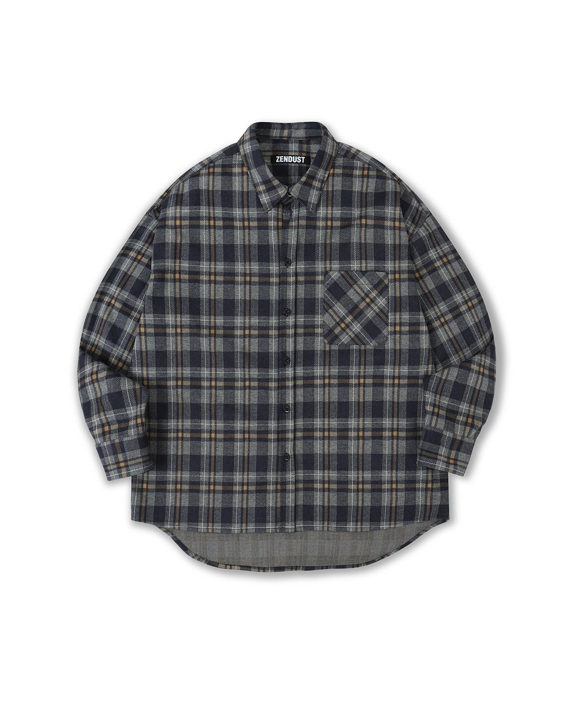 젠더스트(ZENDUST) Billy Check Shirt BLACK