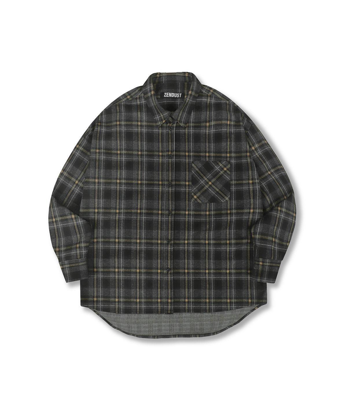 젠더스트(ZENDUST) Billy Check Shirt CHARCOAL