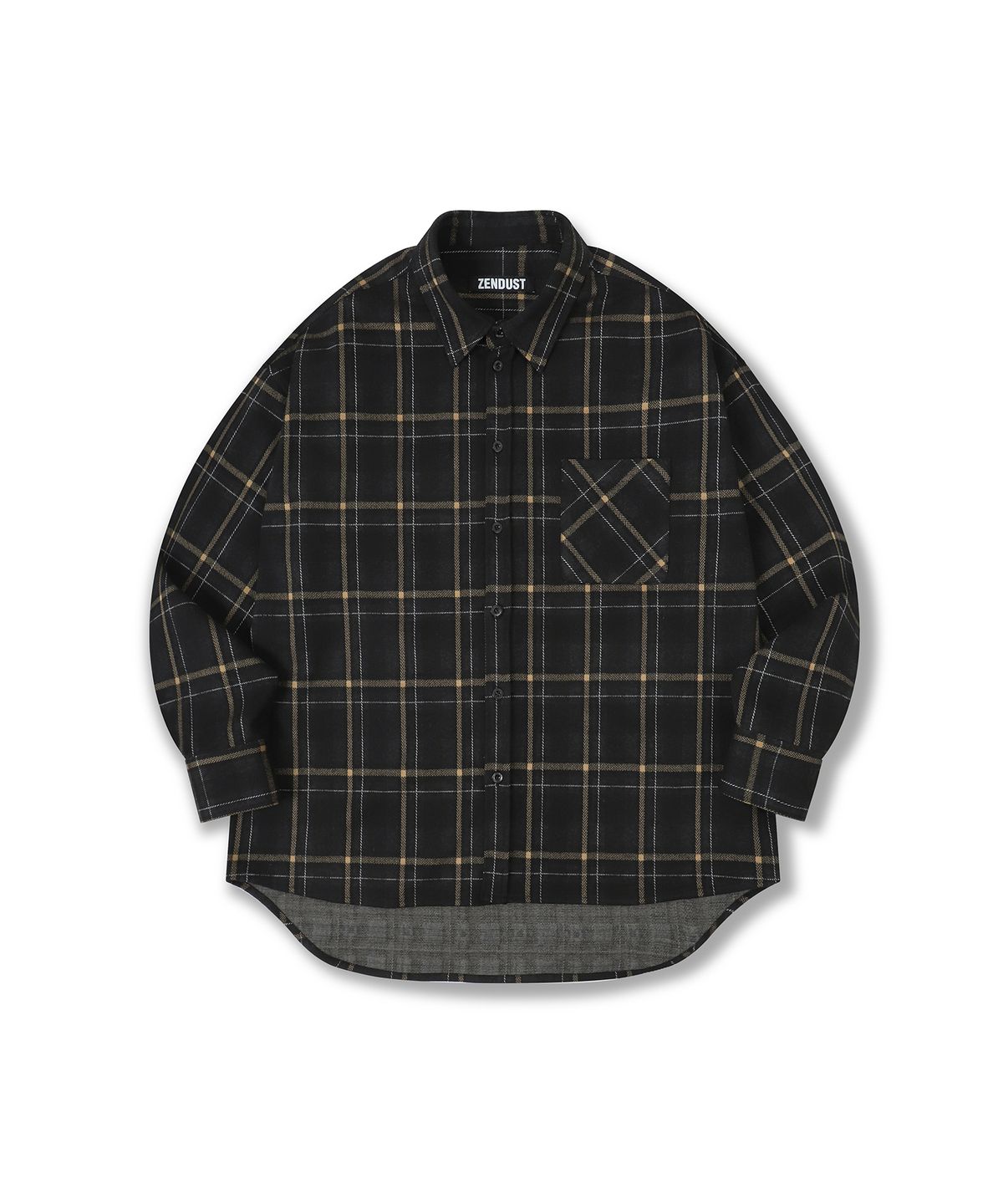 젠더스트(ZENDUST) Billy Check Shirt NAVY