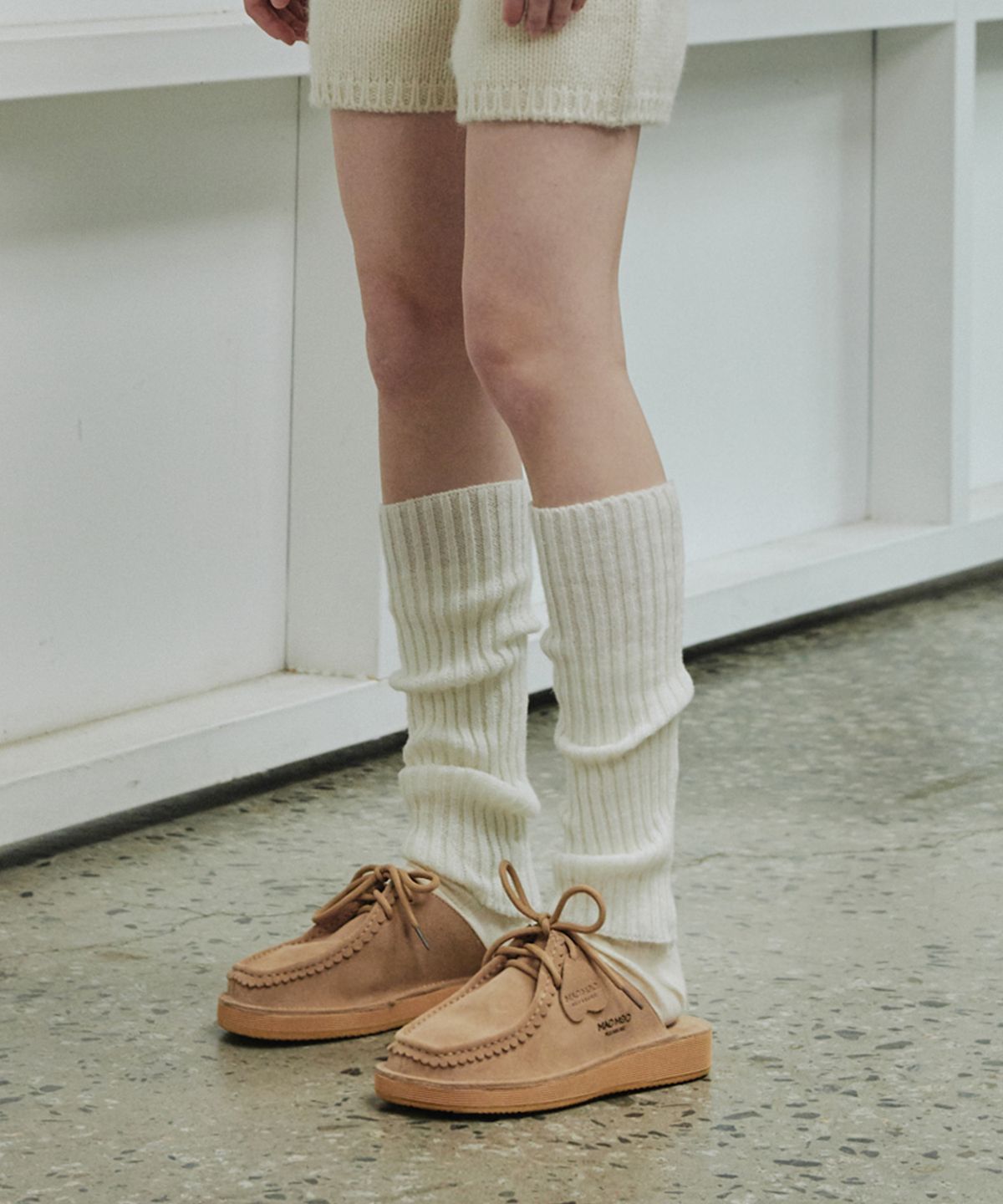 마크모크(MAC MOC) Roo 4Color 러블리캐쥬얼 하트 천연가죽 모카 뮬 3Cm