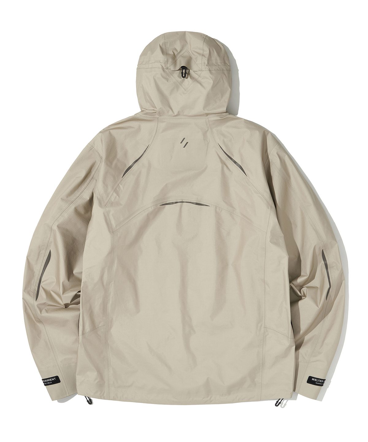 웰터 익스페리먼트(WELTER EXPERIMENT) 3LAYER SLIT REFLECTIVE HARD SHELL JACKET_CREAM_WOL064