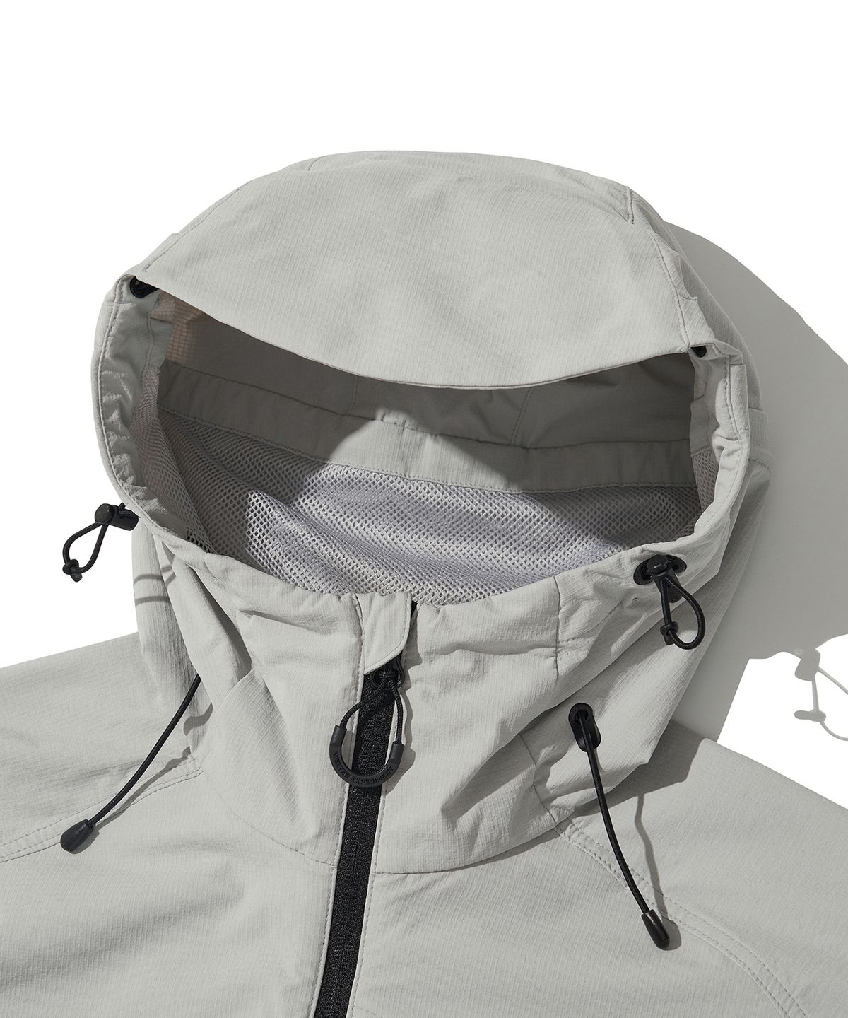 웰터 익스페리먼트(WELTER EXPERIMENT) RIPSTOP STRETCH SOFT SHELL JACKET_LIGHT GRAY_WOL070