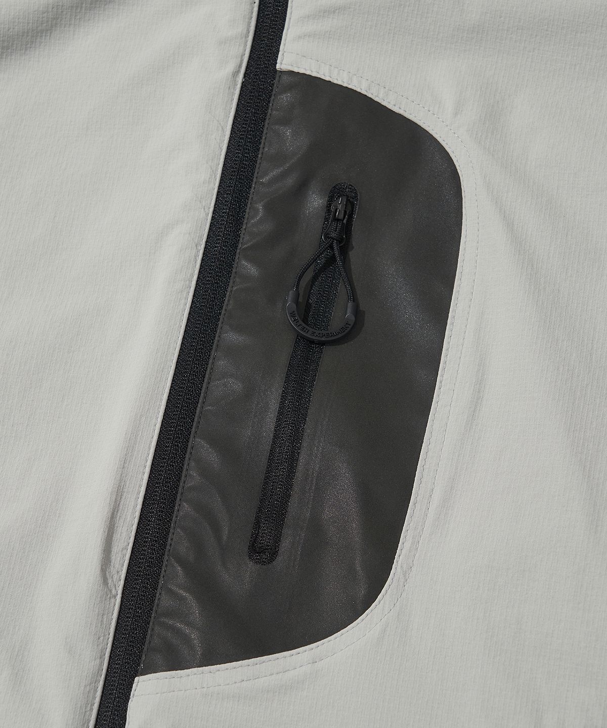 웰터 익스페리먼트(WELTER EXPERIMENT) RIPSTOP STRETCH SOFT SHELL JACKET_LIGHT GRAY_WOL070