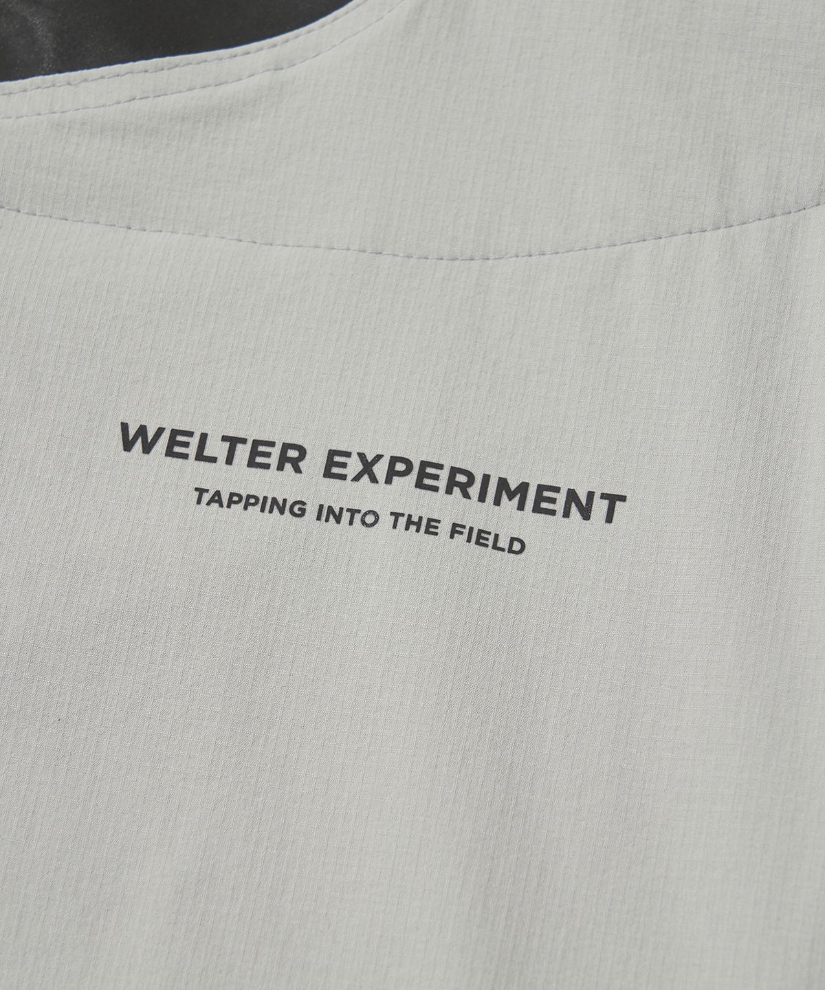 웰터 익스페리먼트(WELTER EXPERIMENT) RIPSTOP STRETCH SOFT SHELL JACKET_LIGHT GRAY_WOL070