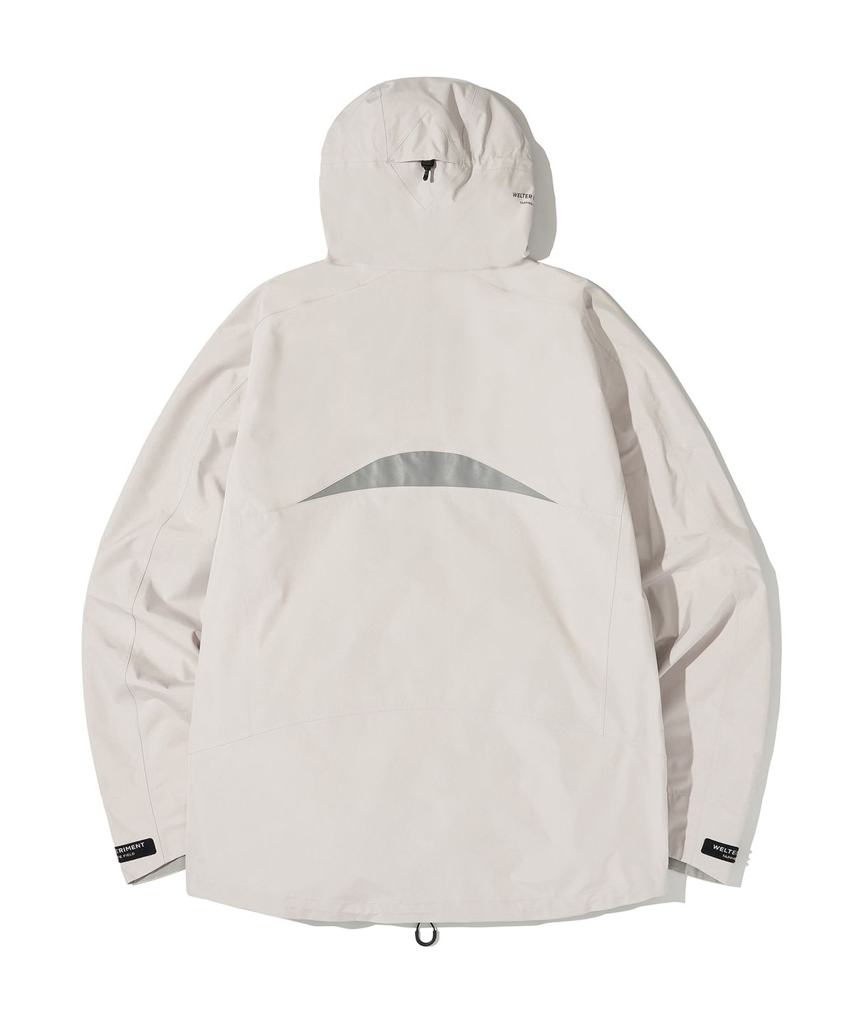 웰터 익스페리먼트(WELTER EXPERIMENT) 3LAYER NUT HOOD SHELL JACKET_WHITE_WOL094