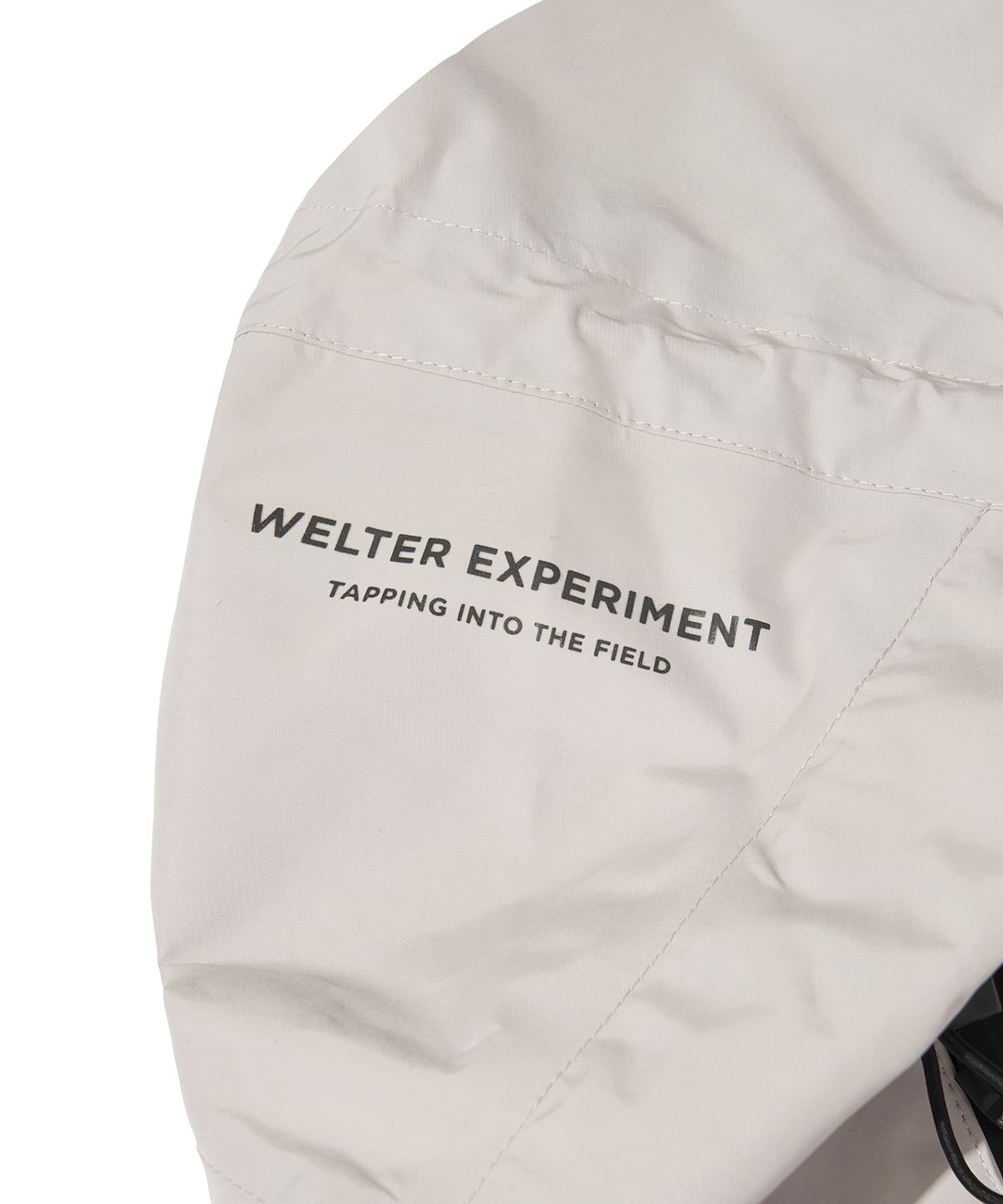 웰터 익스페리먼트(WELTER EXPERIMENT) 3LAYER NUT HOOD SHELL JACKET_WHITE_WOL094