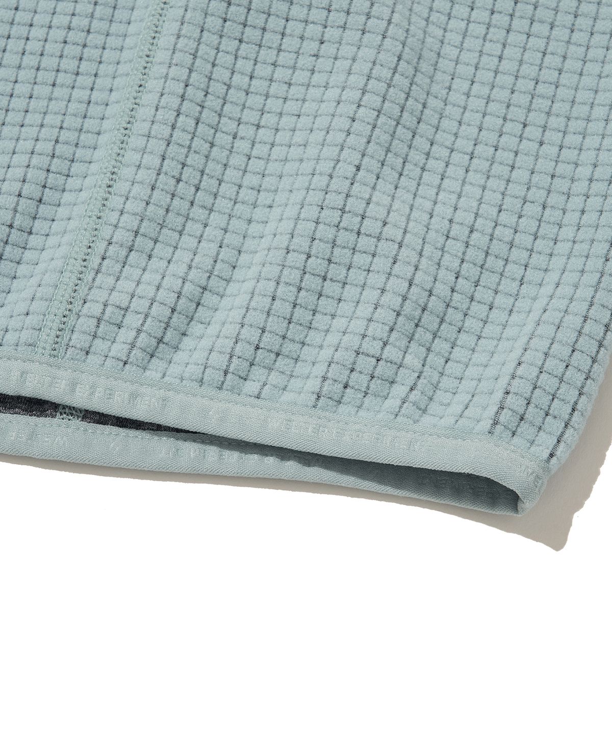 웰터 익스페리먼트(WELTER EXPERIMENT) SQUARE FLEECE HOOD PULLOVER_BLUE_WLT034