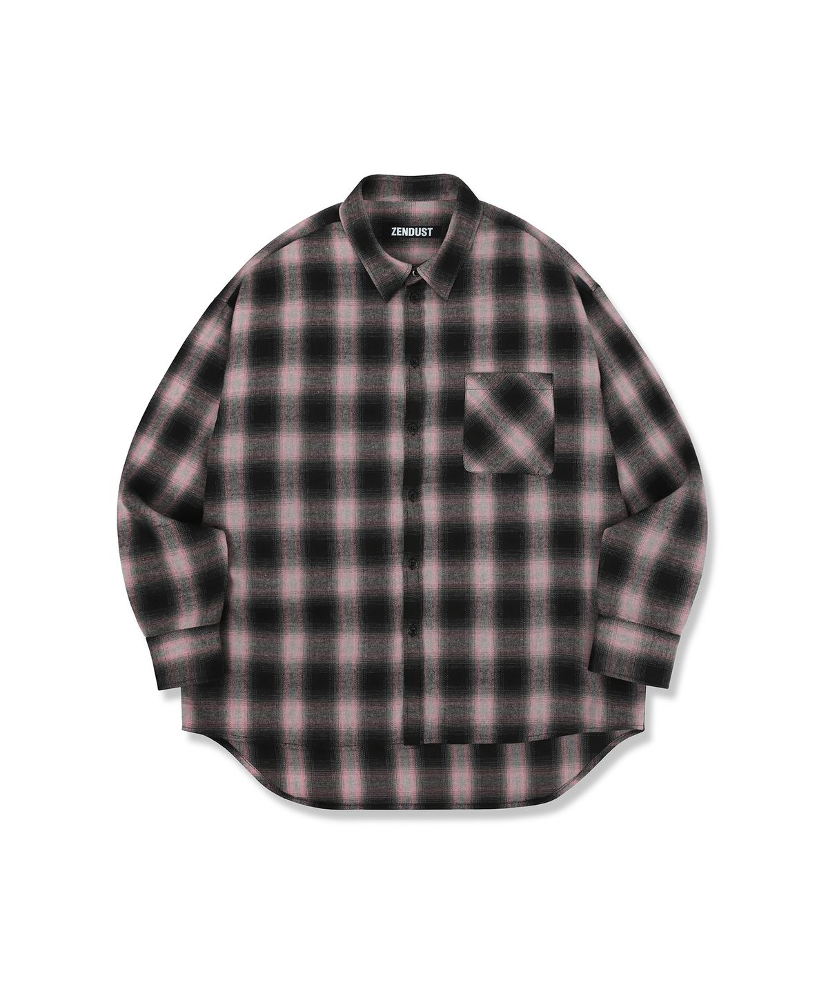 젠더스트(ZENDUST) Michelle Check Shirt PINK