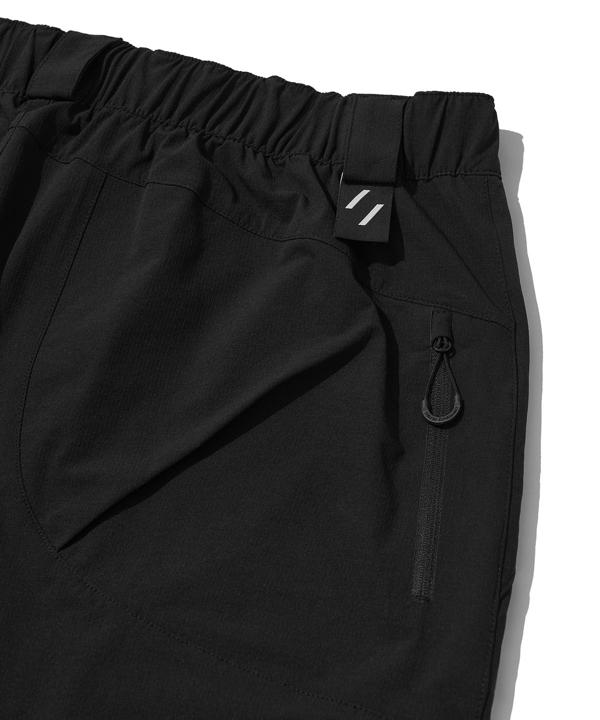 웰터 익스페리먼트(WELTER EXPERIMENT) ATITLAN HEART POCKET HIKE PANTS_BLACK_WPL029