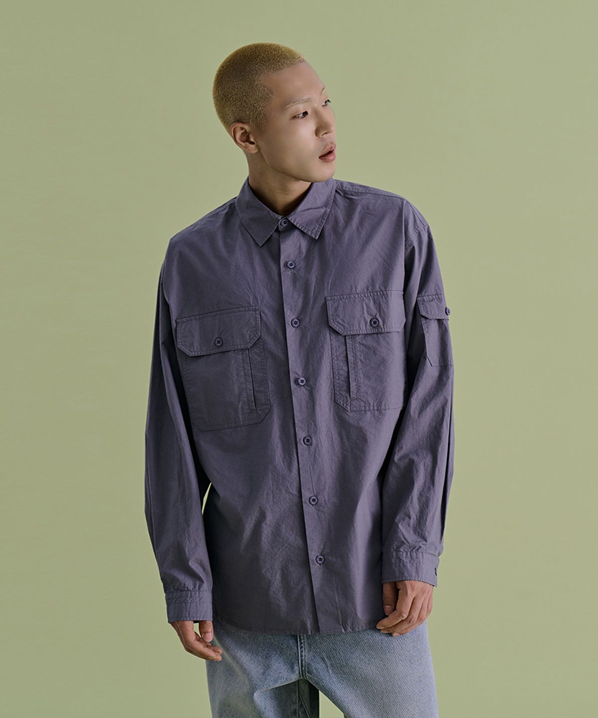 논타입(NONTYPE) COMFY 3PK SHIRTS (GRAY)