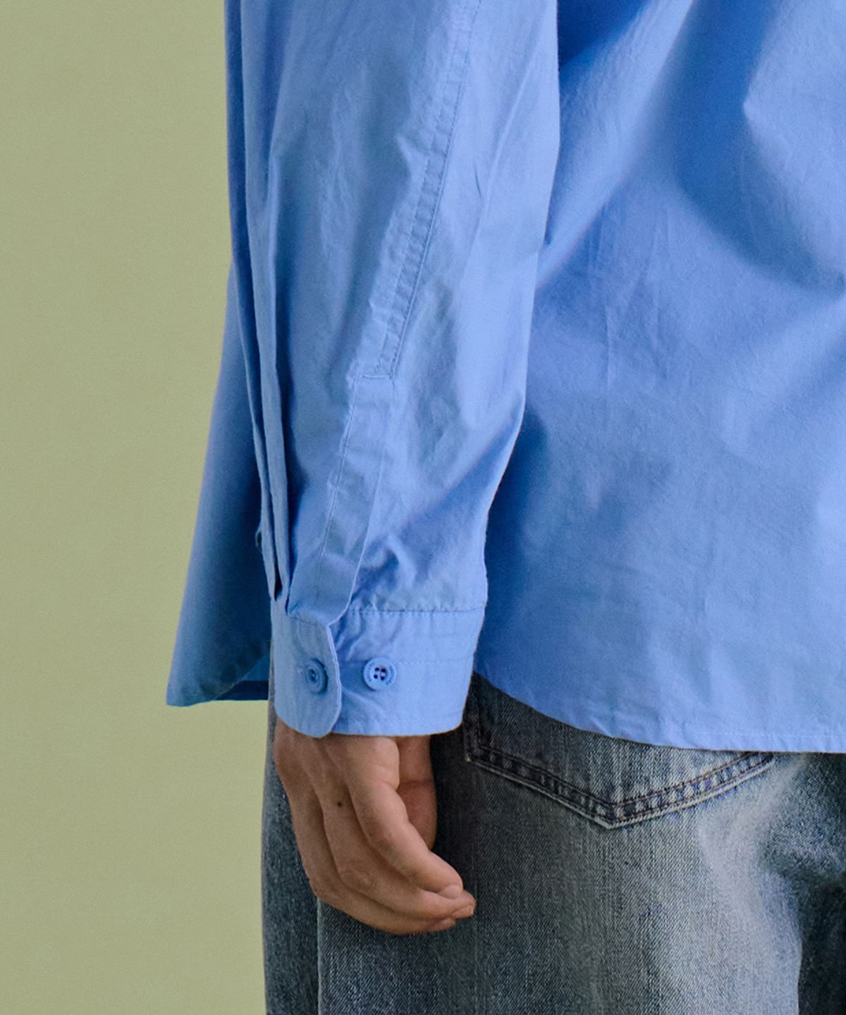 논타입(NONTYPE) COMFY 3PK SHIRTS (SKY BLUE)