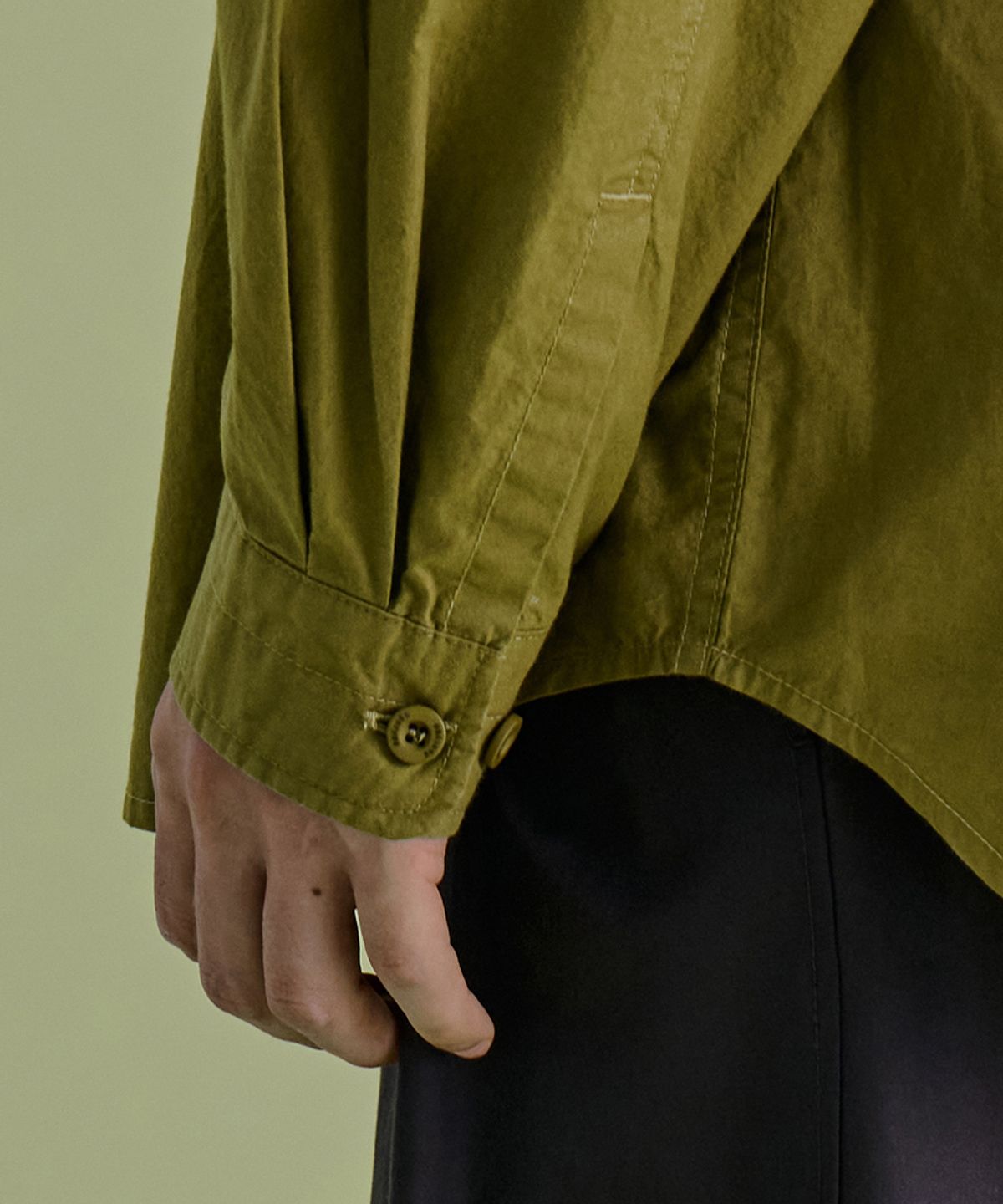 논타입(NONTYPE) COMFY 3PK SHIRTS (OLIVE)