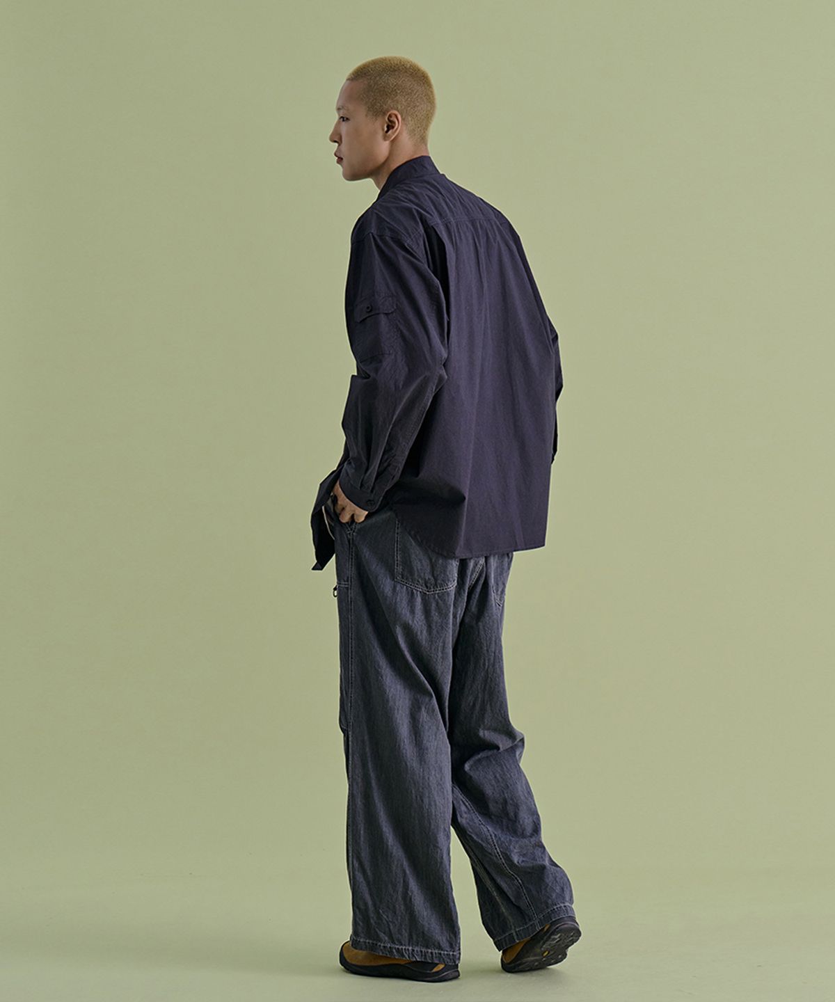 논타입(NONTYPE) COMFY 3PK SHIRTS (CHARCOAL)