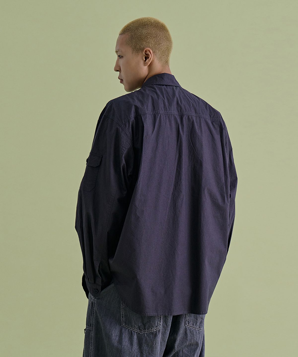 논타입(NONTYPE) COMFY 3PK SHIRTS (CHARCOAL)