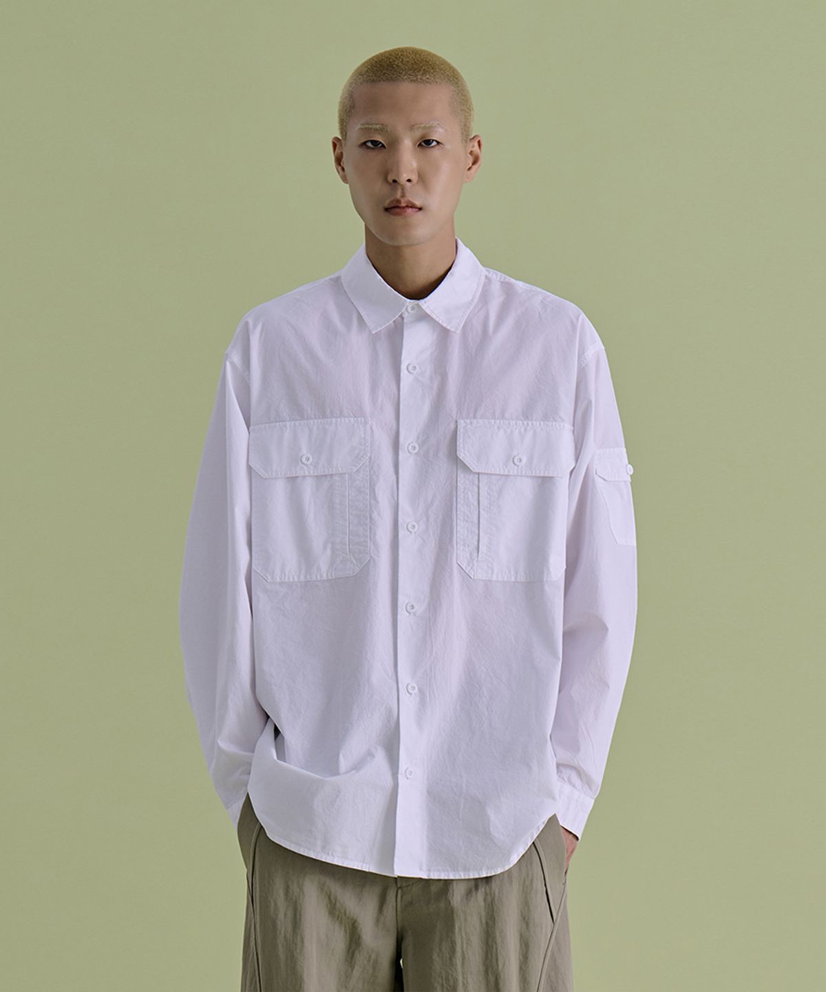 논타입(NONTYPE) COMFY 3PK SHIRTS (WHITE)