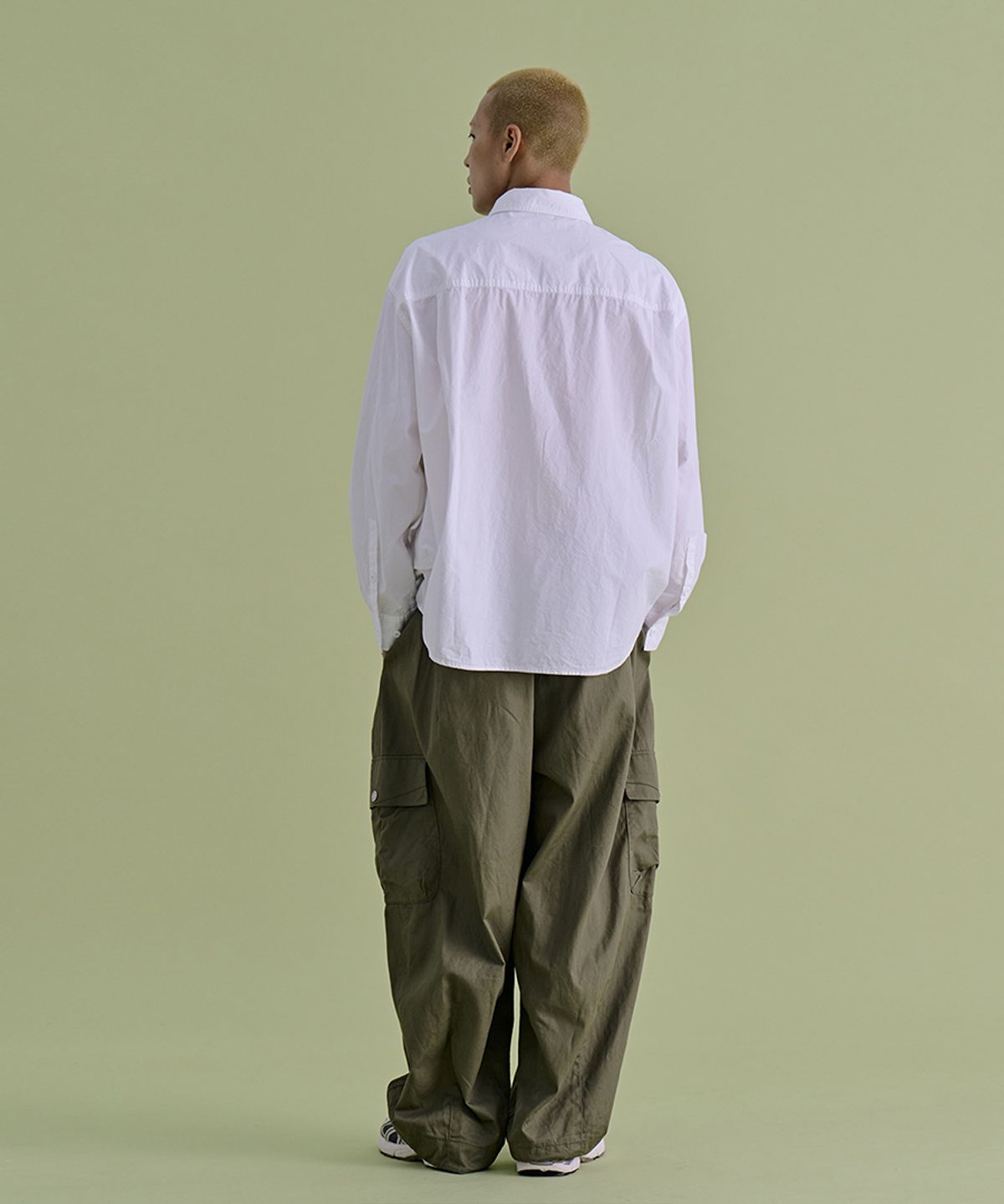 논타입(NONTYPE) LUGGAGE OVERSIZED SHIRTS (WHITE)