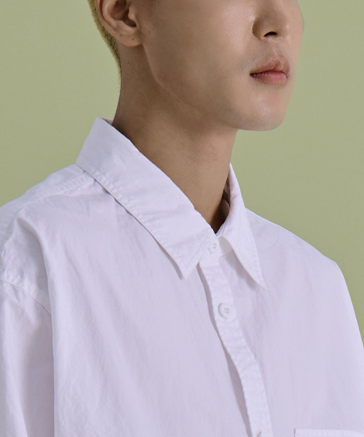 논타입(NONTYPE) LUGGAGE OVERSIZED SHIRTS (WHITE)