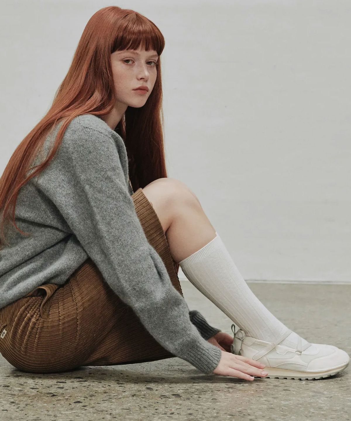 마크모크(MAC MOC) HUDADAK 3Color 앞코하트쉐입 밴딩 스니커즈