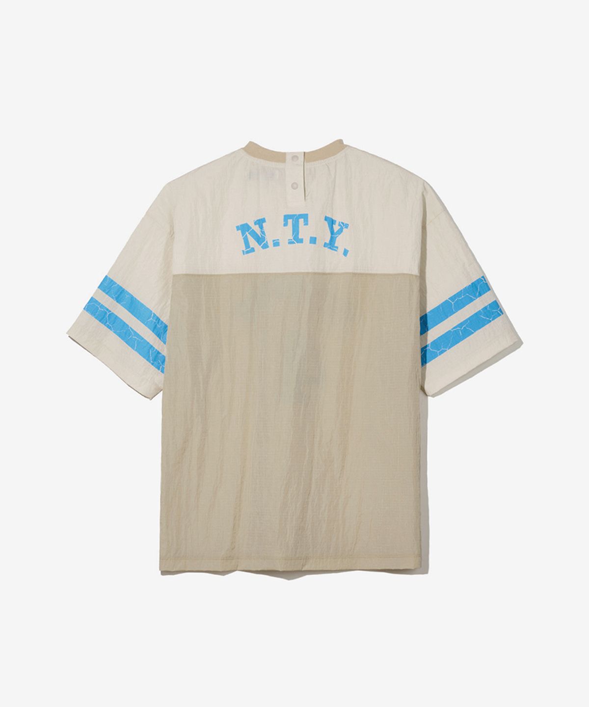 논타입(NONTYPE) TEAM UNIFORM T-SHIRT (BEIGE)