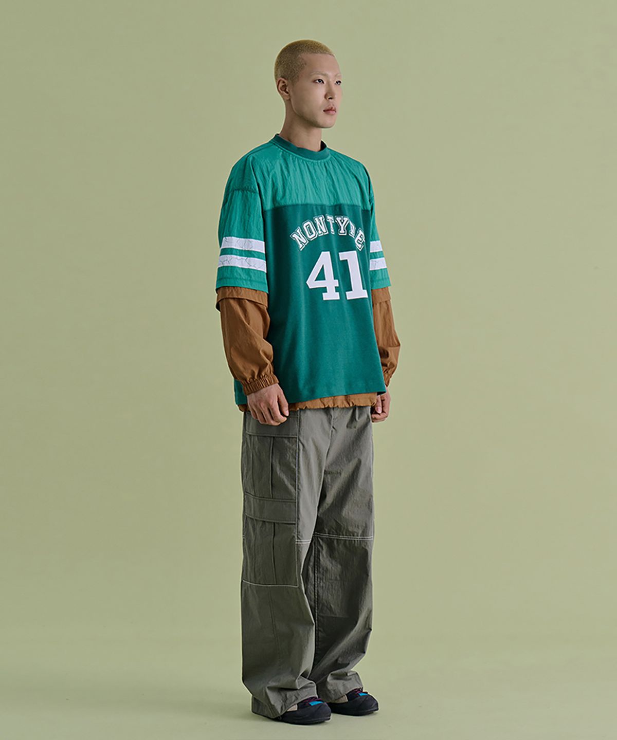 논타입(NONTYPE) TEAM UNIFORM T-SHIRT (GREEN)