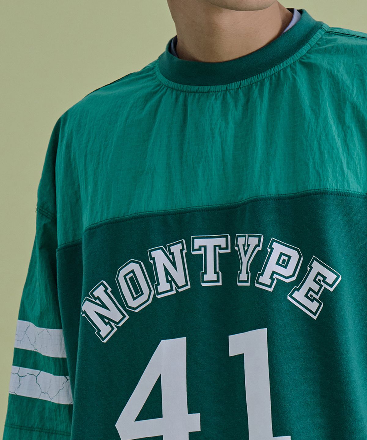 논타입(NONTYPE) TEAM UNIFORM T-SHIRT (GREEN)